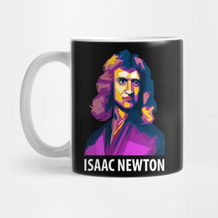 Isaac newton colorful art Mug